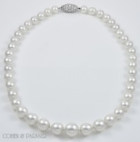 Van Cleef and Arpels Pearl and Diamond Necklace