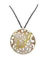 Cartier Panthere Multicolored Diamond Pendant Necklace                                         