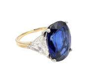 Oscar Heyman Brothers Sapphire & Diamond Ring